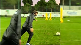 Andrea Pirlo Free Kick Goal in Karagümrük training [upl. by Ianthe895]