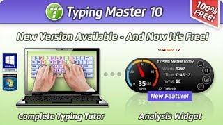 typing master free download latest version [upl. by Qahsi586]