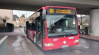 mitfahrt im HLBus MB Citaro Feclift O530 auf der Linie 263 [upl. by Nnylsaj]