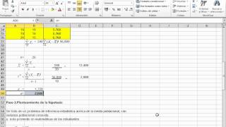 Excel Prueba de Hipótesis media poblacional caso 1 [upl. by Halonna498]