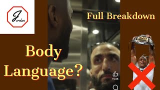 Leon Edwards amp Belal Muhammad Elevator Interaction Body Language Breakdown Who Was Scared UFC 304 [upl. by Berardo]