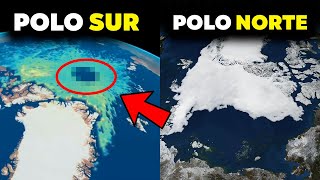 🌍❄️ Las INCREIBLES Diferencias Entre el POLO NORTE y el POLO SUR 🌎🐧 [upl. by Alyt]