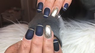 How to Striping Tape on Nails [upl. by Barden]