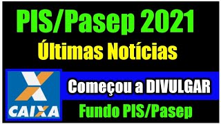 Últimas Notícias PISPasep 2021  CAIXA começa a DIVULGAR FUNDO PISPasep 2022 disponível pra SAQUE [upl. by Franzoni]