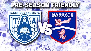 HIGHLIGHTS  PRESEASON 2024 5  Tonbridge Angels FC v Margate FC A  20th July 2024 [upl. by Atauqal]