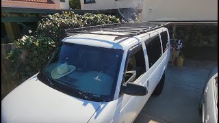 DIY Astro Van Unistrut Roof Rack Explained [upl. by Nevah266]