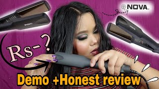 Hair straightener  Nova hair straightener review 👍 👎  under rs 600 [upl. by Nicolle]