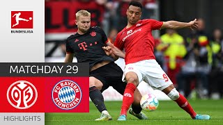 1 FSV Mainz 05  FC Bayern München 31  Highlights  Matchday 29 – Bundesliga 202223 [upl. by Aid322]