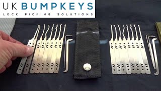 823 Review Dangerfield SERENITY Lock Pick Set [upl. by Egwan]