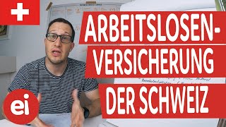 Die schweizer Arbeitslosenversicherung ALV einfach erklärt [upl. by Parthenia774]