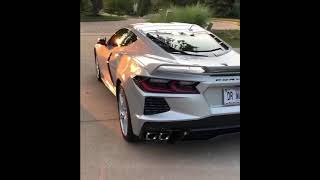 2023 C8 Corvette Stingray Silver Flare Metallic [upl. by Ennayelhsa]