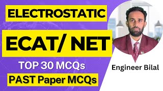 ECAT 2023 Preparation Electrostatic One Shot l ECAT Physics Past Papers l UET Enrty Test Preparation [upl. by Odnavres911]