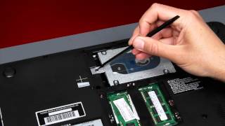 Toshiba HowTo Replacing your Hard Disk Drive on a Toshiba Laptop [upl. by Atiuqihc866]