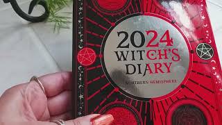 2024 WITCHS DIARY  FLIP THROUGH amp REVIEW [upl. by Eran]