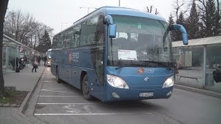 Yutong ZK6120HE  SAD Prievidza linka Bratislava  Prievidza [upl. by Toinette]