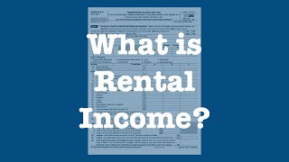 Taxes for Landlords Part 1 What is Rental Income [upl. by Pachston]