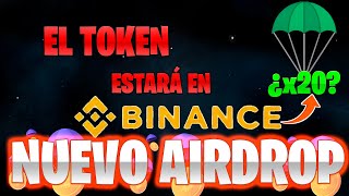 Este TOKEN será LISTADO EN BINANCE en el FUTURO  NO TE Pierdas Este AIRDROP [upl. by Nellac]