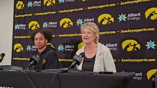 Iowa womens basketball PSU Post [upl. by Ecraep]