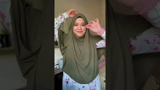 Tutorial shawl labuh untuk raya🌹 [upl. by Fendig]