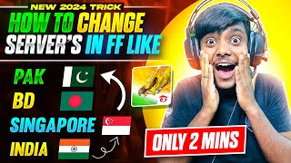 2024 New Trick😍🔥 Change Free Fire Server In Only 2 Mins😲  Mysterious And Unknown Facts Of FF [upl. by Dew298]