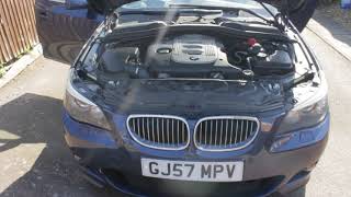 Bmw e61 535d LCI engine sound [upl. by Anelliw]