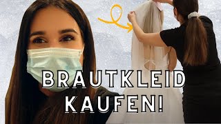 INA KAUFT ihr BRAUTKLEID 👰🏻👰🏼 I Coupleontour [upl. by Yuht]