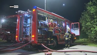 Weinfelden TG Brand beim Weinfelder Waldschulzimmer  Treibt ein Brandstifter sein Unwesen [upl. by Ahsenauj]