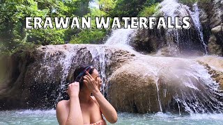 Thailand Travel 🇹🇭 Day Trip from Kanchanaburi  Erawan Waterfall [upl. by Nary]