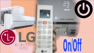 COMO PROGRAMAR ENCENDIDO Y APAGADO CON CONTROL DEL AIRE ACONDICIONADO DUAL INVERTER  FÁCIL 2020 [upl. by Swiercz]