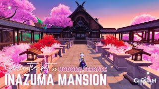 Inazuma Mansion ✨️  W ID   Serenitea Pot genshinimpact genshinteapot genshin gaming [upl. by Nylehtak473]