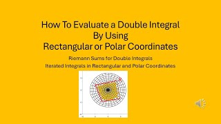 How to Evaluate Double Integrals [upl. by Mack]