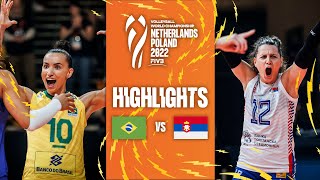 🇧🇷 BRA vs 🇷🇸 SRB  Highlights Final  Womens World Championship 2022 [upl. by Aennaej]