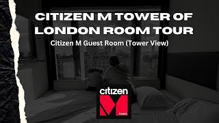 Hotel Room Tour CitizenM Tower Of London [upl. by Nessi]