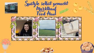 Spätzle selbst gemacht 😋 Marktkauf Edeka Food Haul 🛒🥝🍞 Februar 2024  Melanie 🌷 [upl. by Goodspeed]