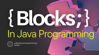 9 Blocks in Java Variable scope for 12 th computer science IIT JEE NEET Gujrat Board [upl. by Ylla]