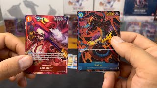 One Piece TCG  OP05 x 2 box opening Awakening of the new era English version 2 box openings 🤙🏽 [upl. by Vadnee]