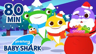 🎅Santa Shark is Coming to Town  Compilation  Baby Shark Christmas  Baby Shark Official [upl. by Wilson]