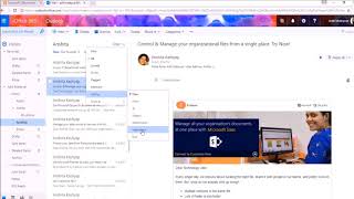 How you can organize your emails in Outlook Web Access OWA [upl. by Ociral]