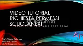 Video tutorial richieste assenze scuolanext [upl. by Nnylahs]