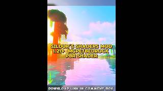 Sildur’s Shaders 121 MAPE SHADERS minecraft shorts viralshorts [upl. by Ennovi]