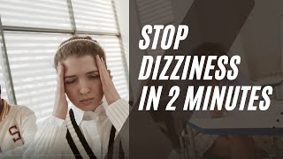 Say Goodbye To Cervicogenic Dizziness In 2 Minutes 3 Simple Exercises [upl. by Emmott]