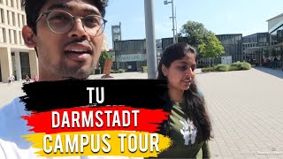 TU Darmstadt Campus tour by Nikhilesh Dhure TU 9 University [upl. by Enowtna820]