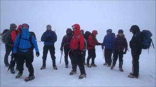 Helvellyn via Striding Edge Feb 2016 [upl. by Fiedler]