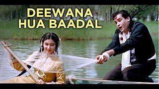 Deewana Hua Badal Song  Kashmir Ki Kali  Mohammed Rafi  Vocal Only [upl. by Dugas689]