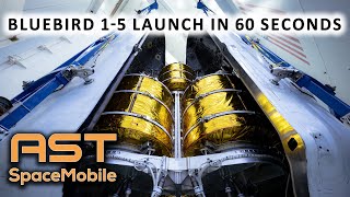 AST SpaceMobiles BlueBird 15 Satellite Mission Launches from Florida [upl. by Flodur]