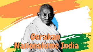 GERAKAN NASIONALISME INDIA  MATERI SEJARAH MINAT KELAS 11 [upl. by Jews448]