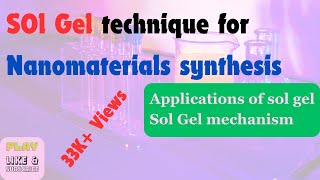 SolGel Technique for nanomaterials synthesis Application of solgelSolGel Mechanism [upl. by Dahlia]