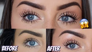 HOW TO GROW YOUR EYELASHES SO LONG  MIRACLE GROW FOR REAL  LOOK AT THE LENGTH OF MINE [upl. by Doy]