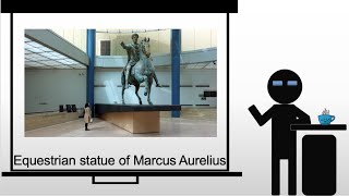 Equestrian statue of Marcus Aurelius [upl. by Arev]