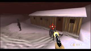 GoldenEye 007 N64 100 walkthrough  Mission 5 Part 1 Severnaya Installation Siberian Plateau [upl. by Adis]